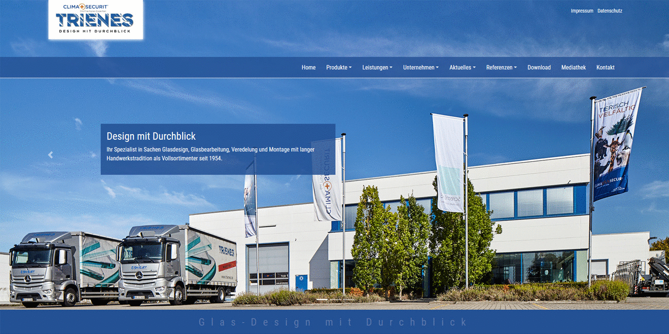 Unsere Website in neuem Gewand